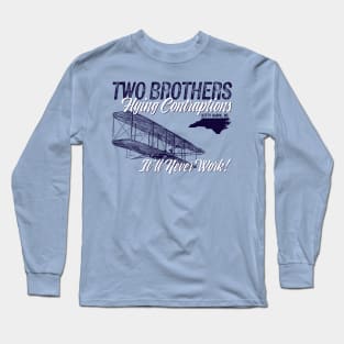 Two Brothers Flying Contraptions Long Sleeve T-Shirt